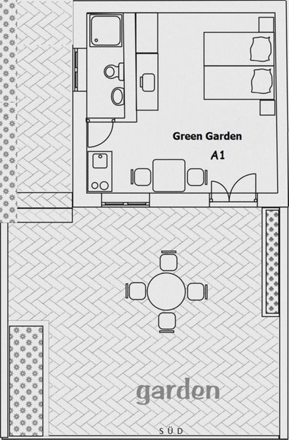 Studio Green Garden Borik روفينج المظهر الخارجي الصورة